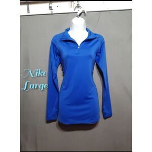 Nike, long sleeved athletic top. large